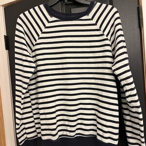 Abercrombie & Fitch Women's Striped Crewneck Sweatshirt